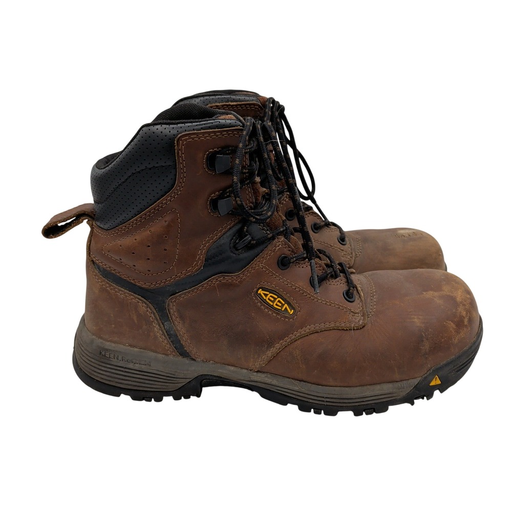 KEEN Utility Davenport 6 Mens 8.5D Composite Toe Work Boots Brown 1024192D